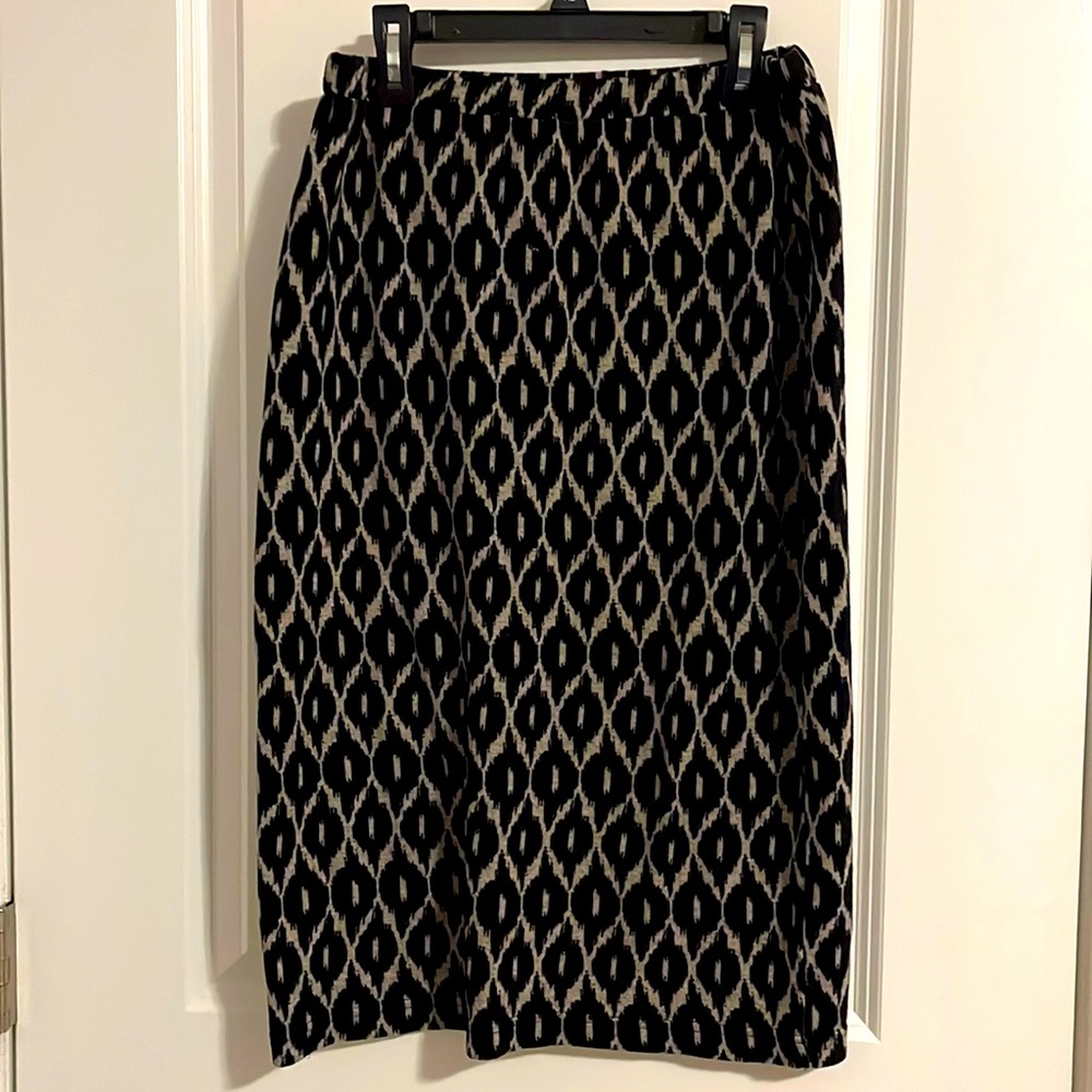 Fleece pencil skirt